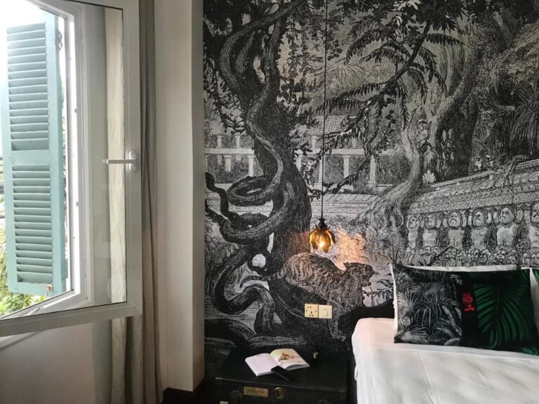La java bleue Kampot chambre